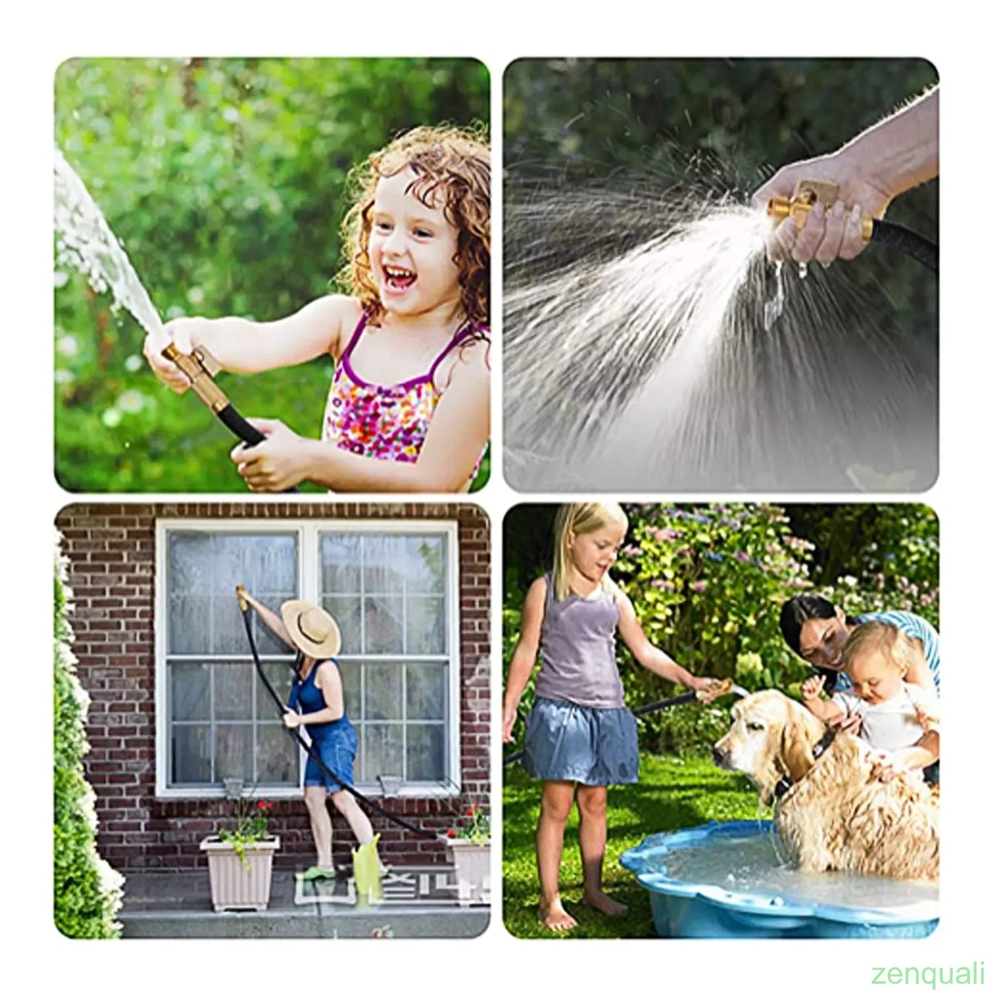 100、50FT Expandable Garden Hose,Heavy Duty Superior Strength