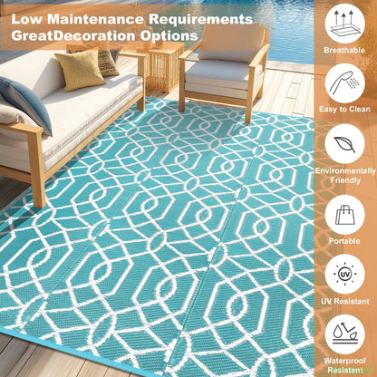 Outdoor double-sided camping carpet