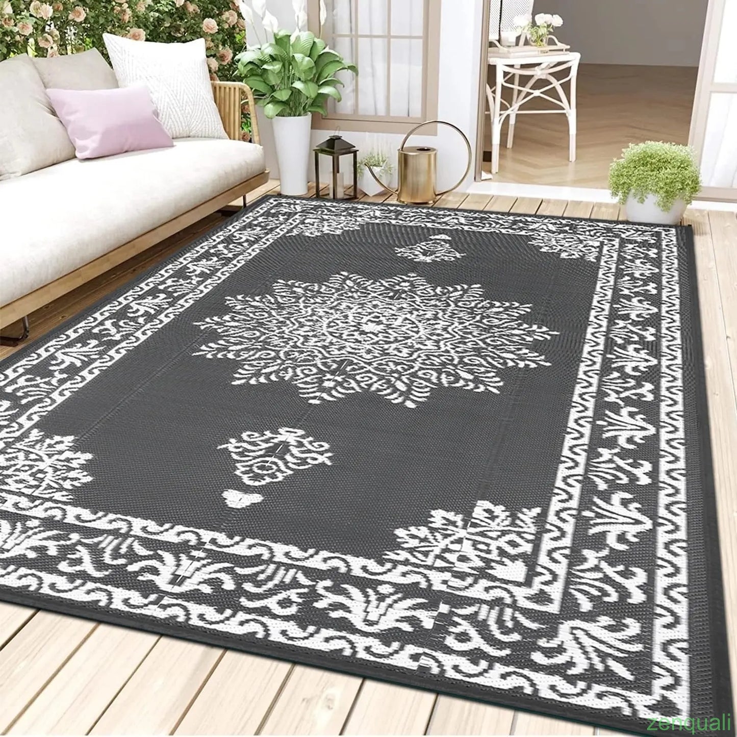 Outdoor double-sided camping carpet