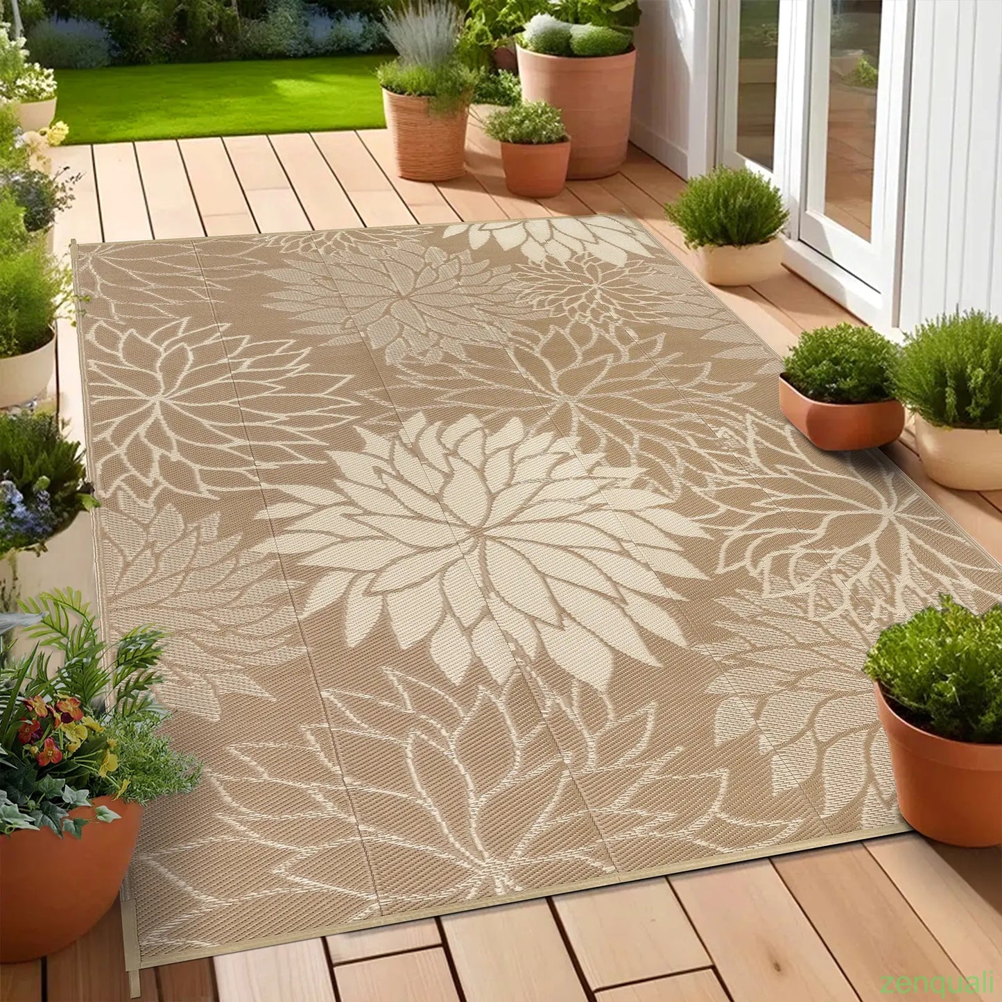 Outdoor double-sided camping carpet