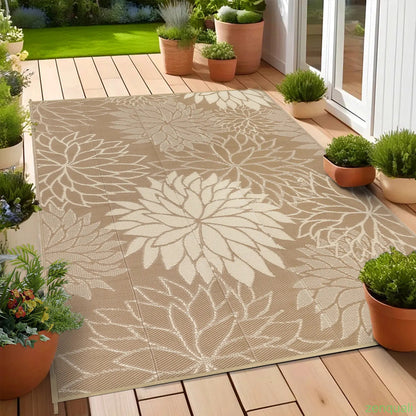 Outdoor double-sided camping carpet