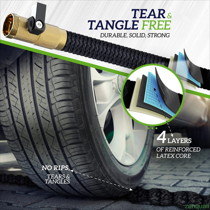 100、50FT Expandable Garden Hose,Heavy Duty Superior Strength