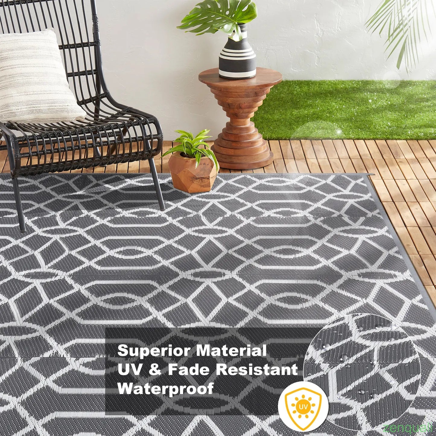 Outdoor double-sided camping carpet