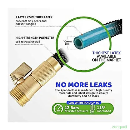 100、50FT Expandable Garden Hose,Heavy Duty Superior Strength