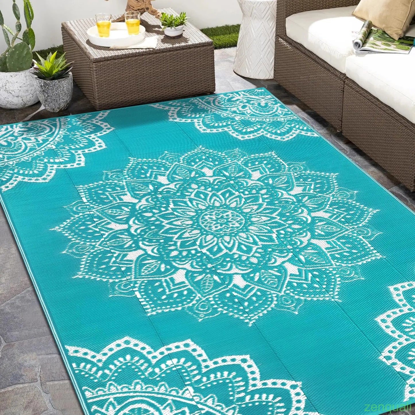 Outdoor double-sided camping carpet