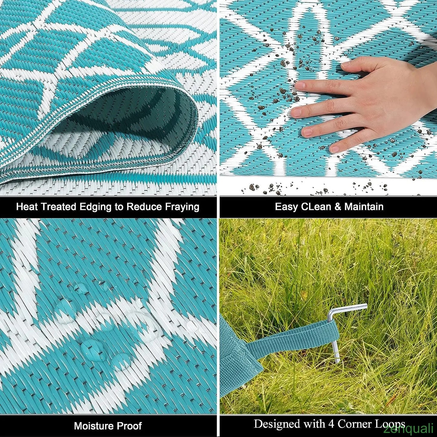Outdoor double-sided camping carpet