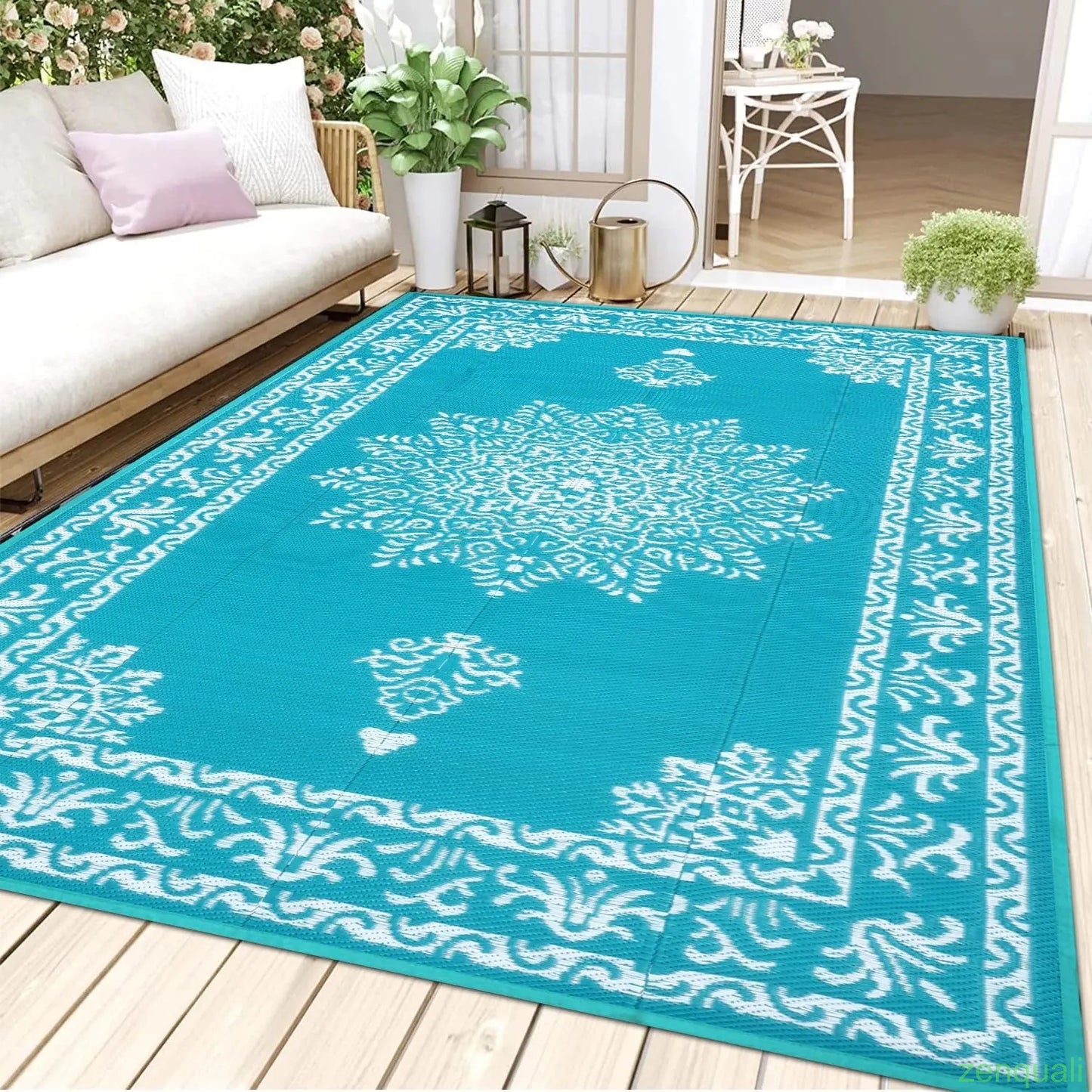Outdoor double-sided camping carpet
