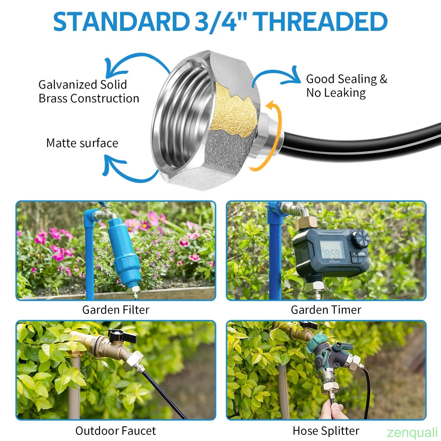 Misting Cooling System, Outdoor Mister for Patio Cooling, Garden Greenhouse Watering