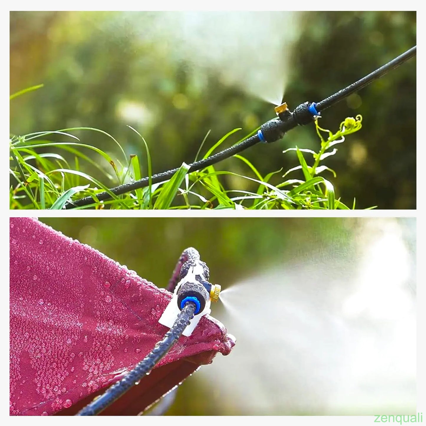 Misting Cooling System, Outdoor Mister for Patio Cooling, Garden Greenhouse Watering
