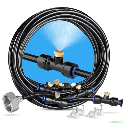 Misting Cooling System, Outdoor Mister for Patio Cooling, Garden Greenhouse Watering